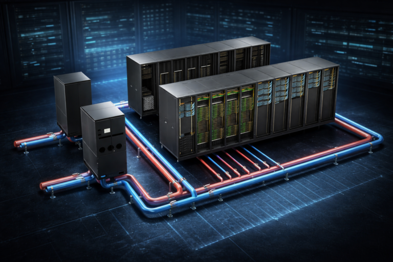 AI冷卻伺服器搭配流量比例閥