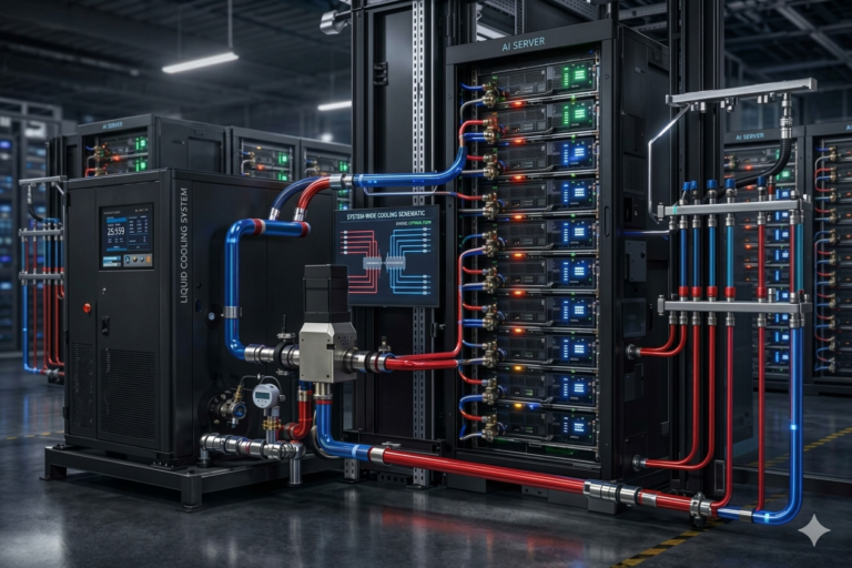 流量比例閥搭配AI伺服器