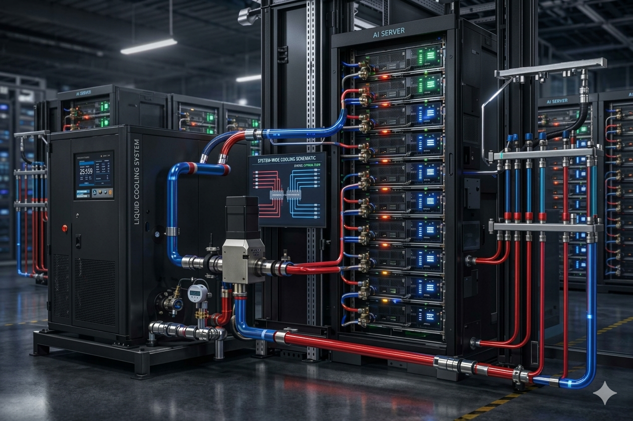 流量比例閥搭配AI伺服器