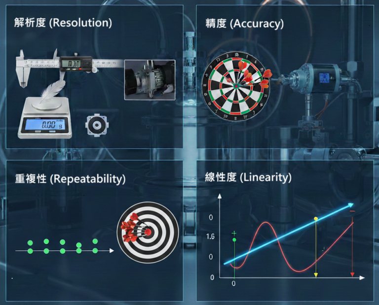 什麼是解析度、精度、重複性與線性度？